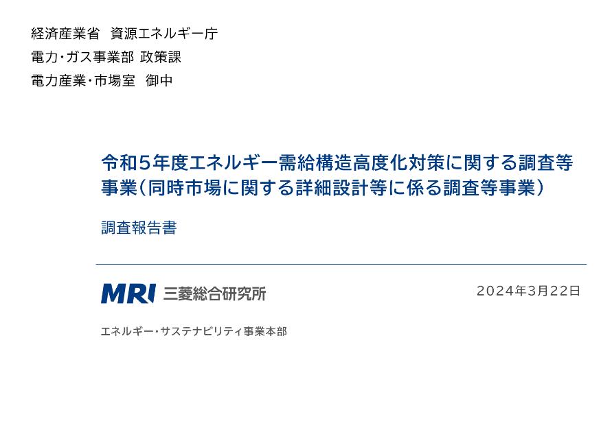 卸電力市場のサムネイル